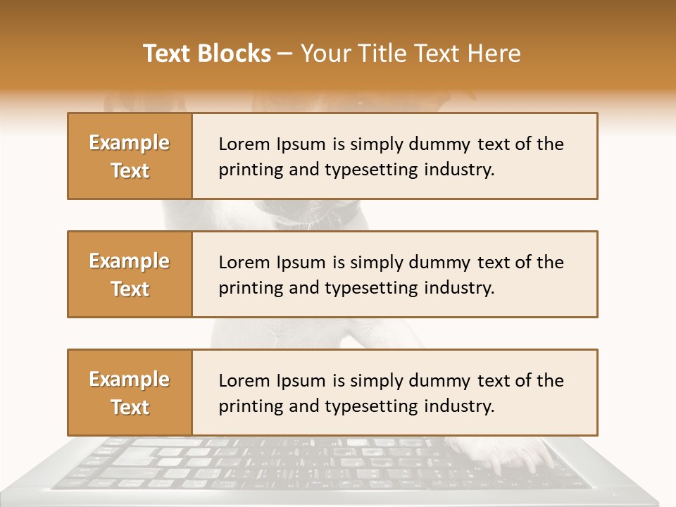 Card Water Journey PowerPoint Template