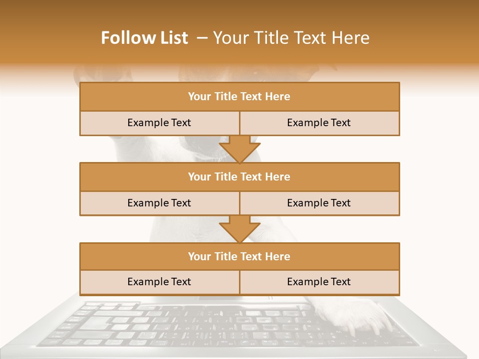 Card Water Journey PowerPoint Template