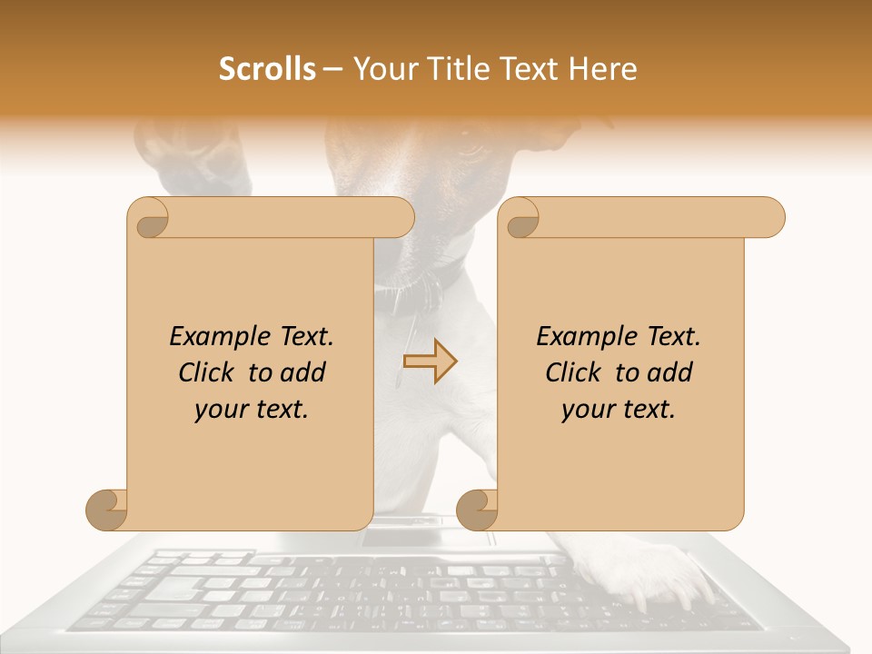Card Water Journey PowerPoint Template