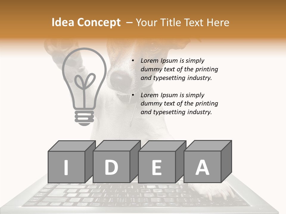 Card Water Journey PowerPoint Template