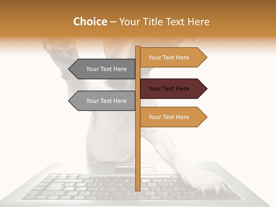 Card Water Journey PowerPoint Template