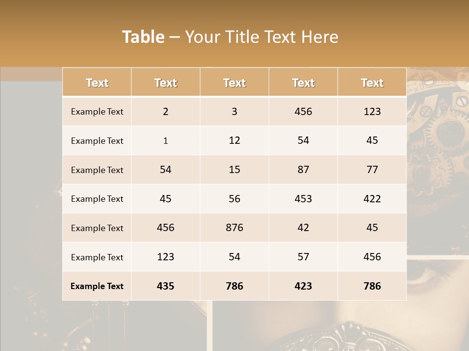 Circle Statue Vintage PowerPoint Template