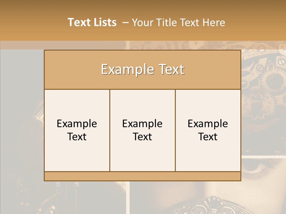 Circle Statue Vintage PowerPoint Template
