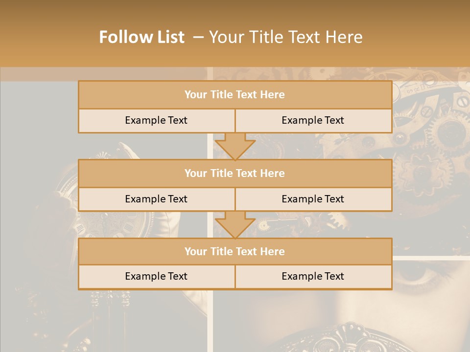Circle Statue Vintage PowerPoint Template