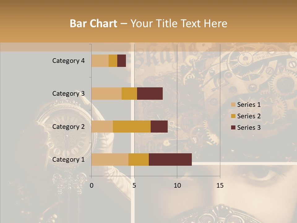 Circle Statue Vintage PowerPoint Template