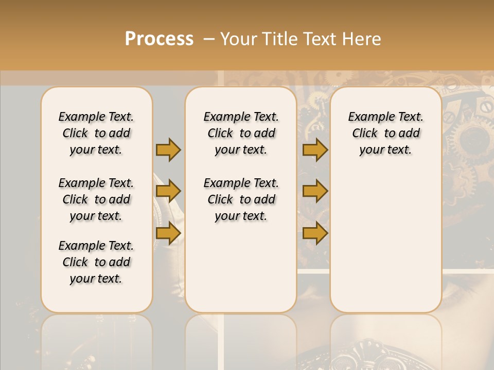 Circle Statue Vintage PowerPoint Template