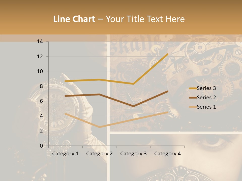 Circle Statue Vintage PowerPoint Template