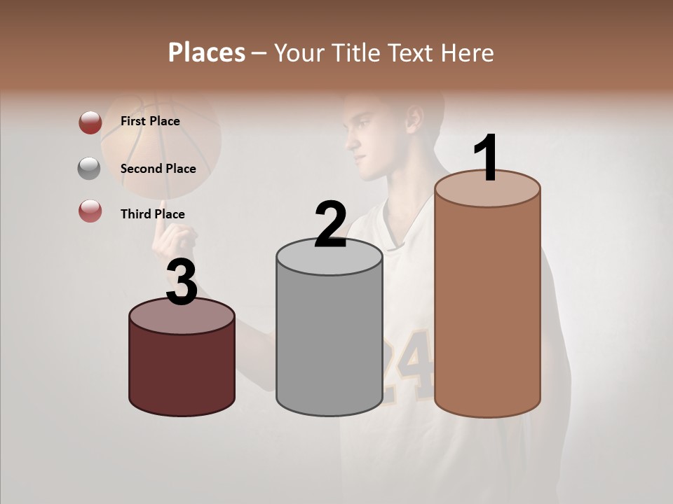 Basket Beauty Portrait PowerPoint Template