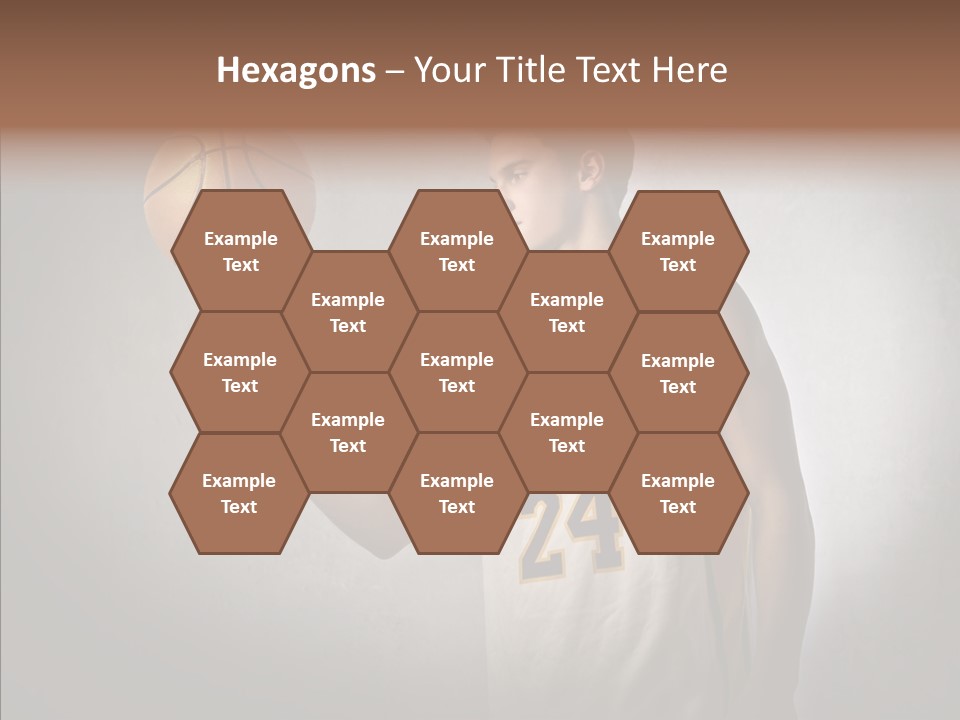 Basket Beauty Portrait PowerPoint Template