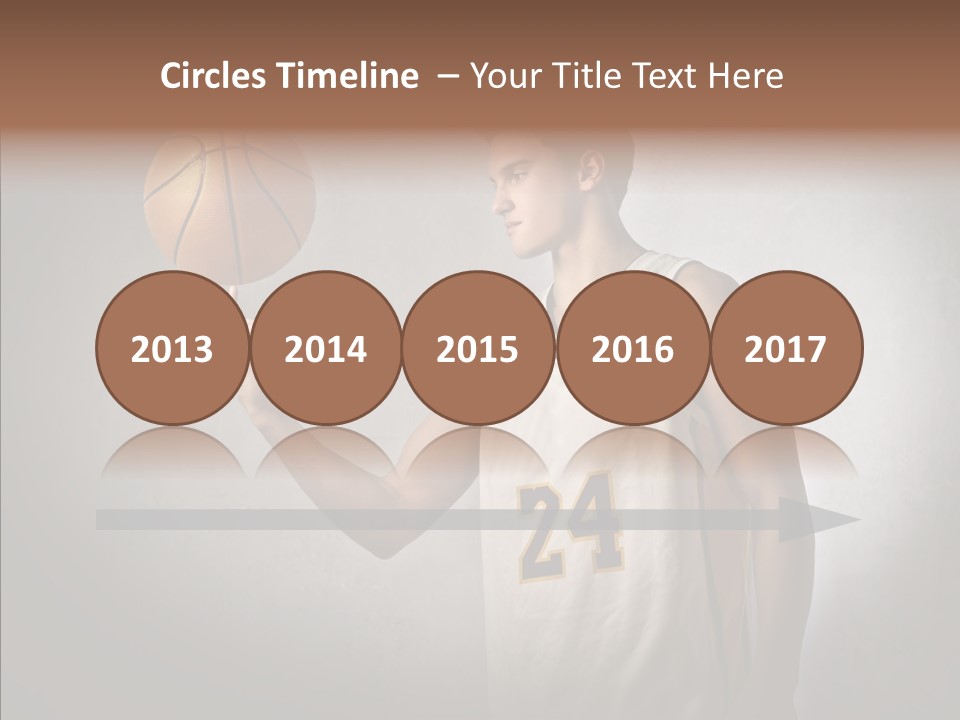 Basket Beauty Portrait PowerPoint Template