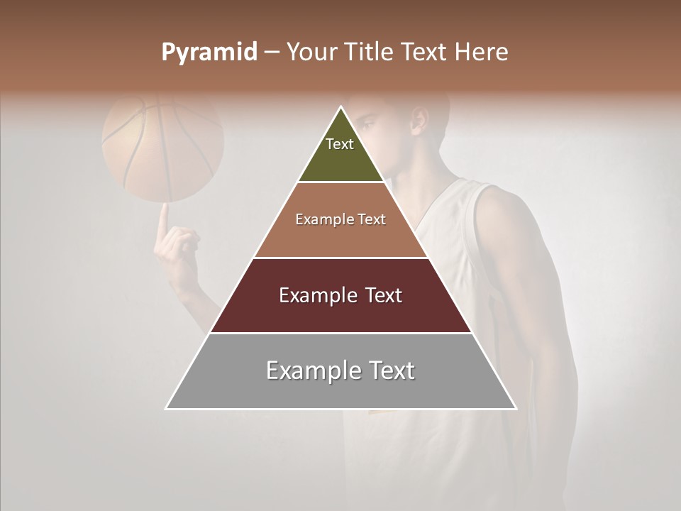 Basket Beauty Portrait PowerPoint Template