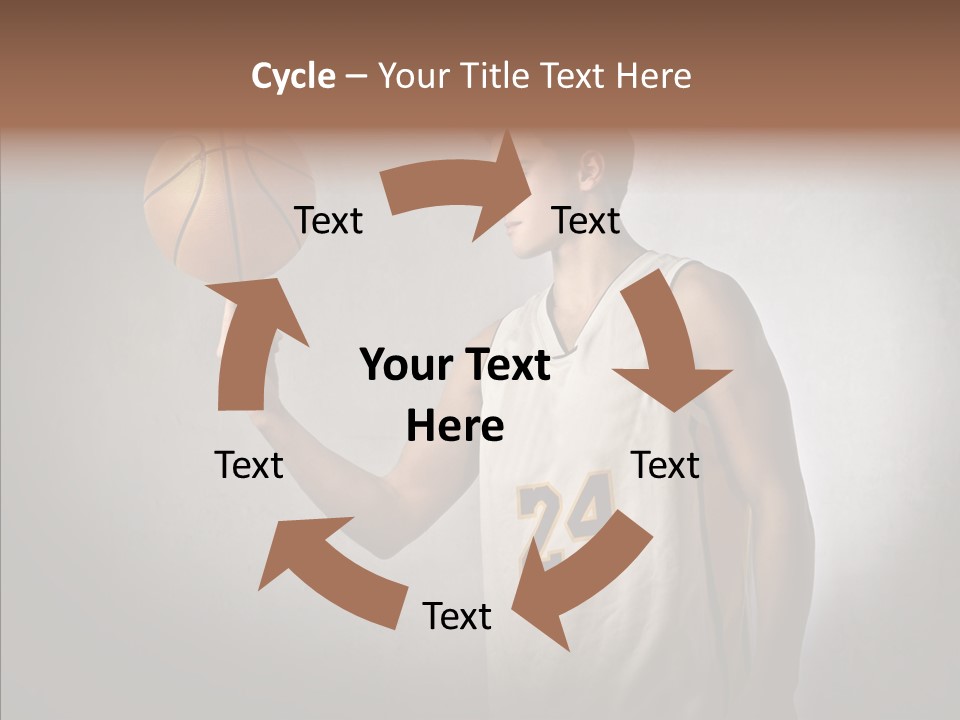 Basket Beauty Portrait PowerPoint Template