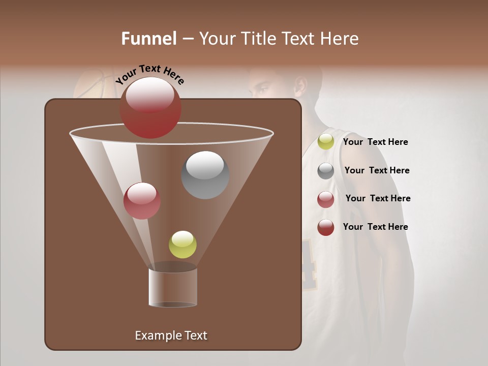 Basket Beauty Portrait PowerPoint Template