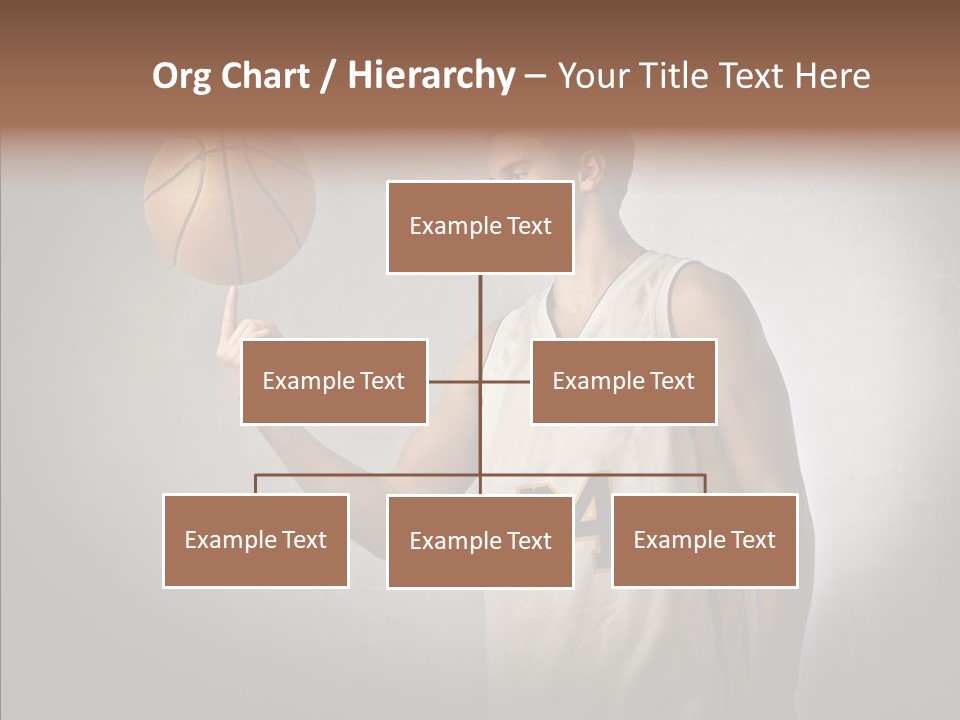 Basket Beauty Portrait PowerPoint Template