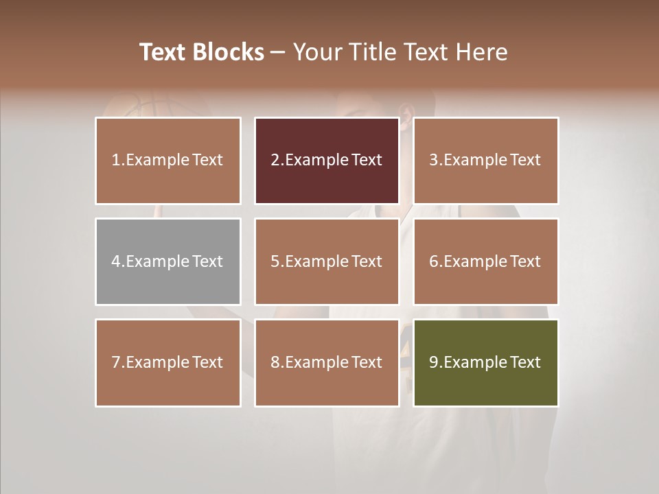 Basket Beauty Portrait PowerPoint Template