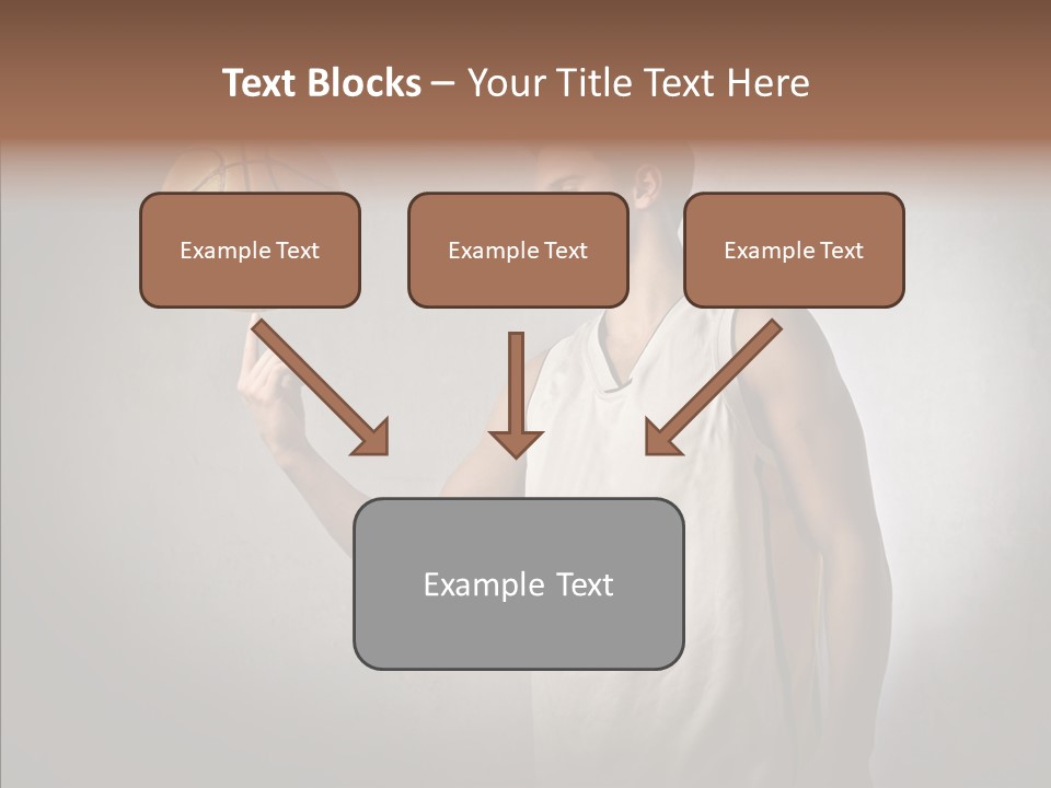 Basket Beauty Portrait PowerPoint Template