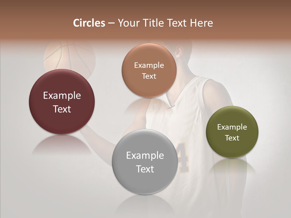 Basket Beauty Portrait PowerPoint Template