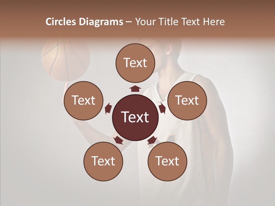 Basket Beauty Portrait PowerPoint Template