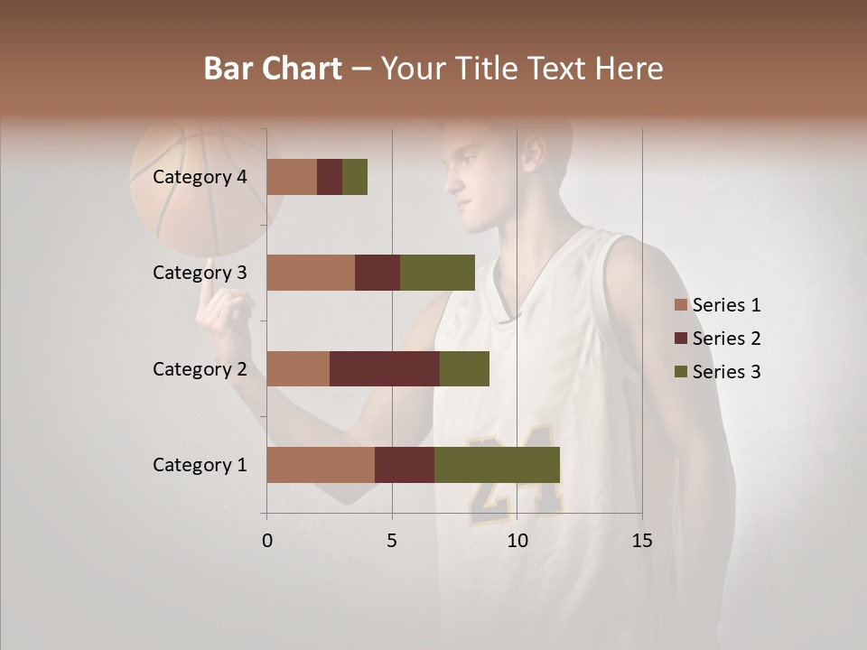 Basket Beauty Portrait PowerPoint Template