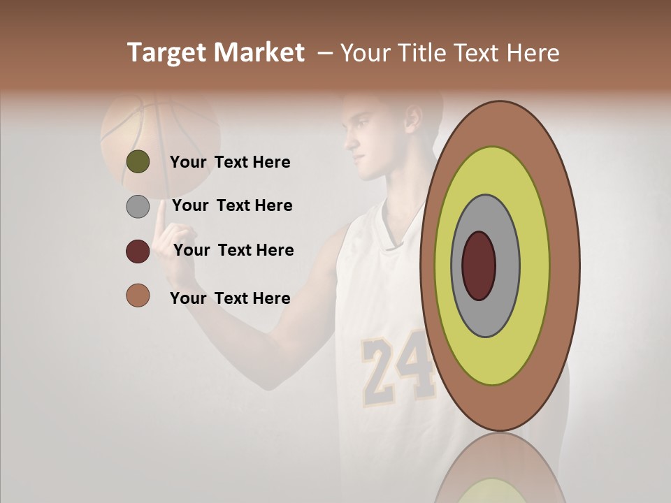 Basket Beauty Portrait PowerPoint Template