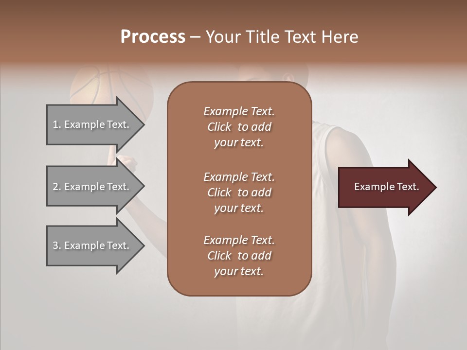 Basket Beauty Portrait PowerPoint Template