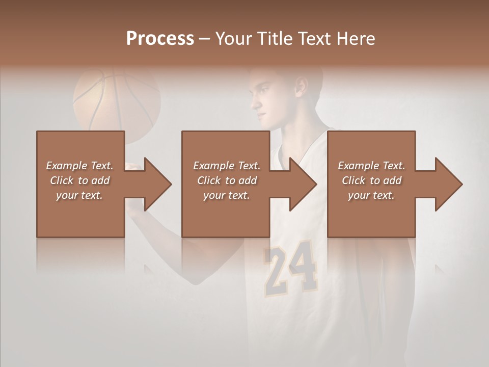 Basket Beauty Portrait PowerPoint Template