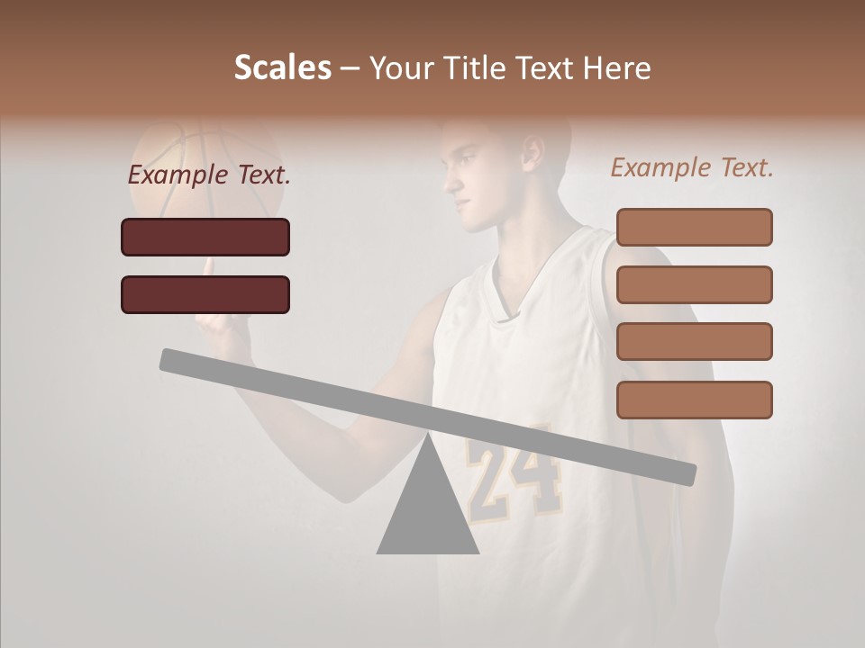 Basket Beauty Portrait PowerPoint Template