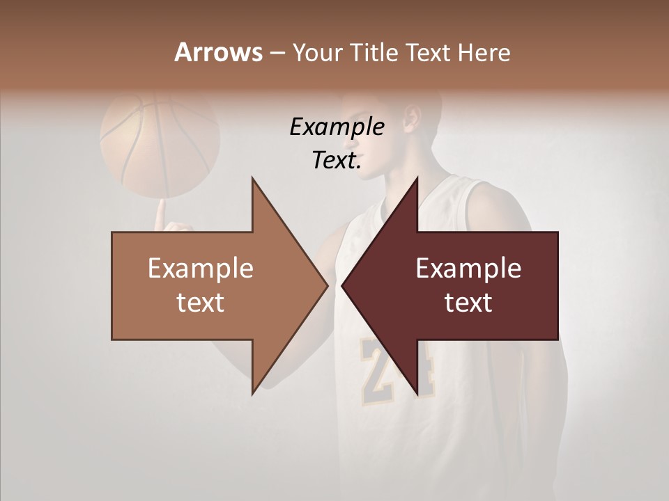 Basket Beauty Portrait PowerPoint Template