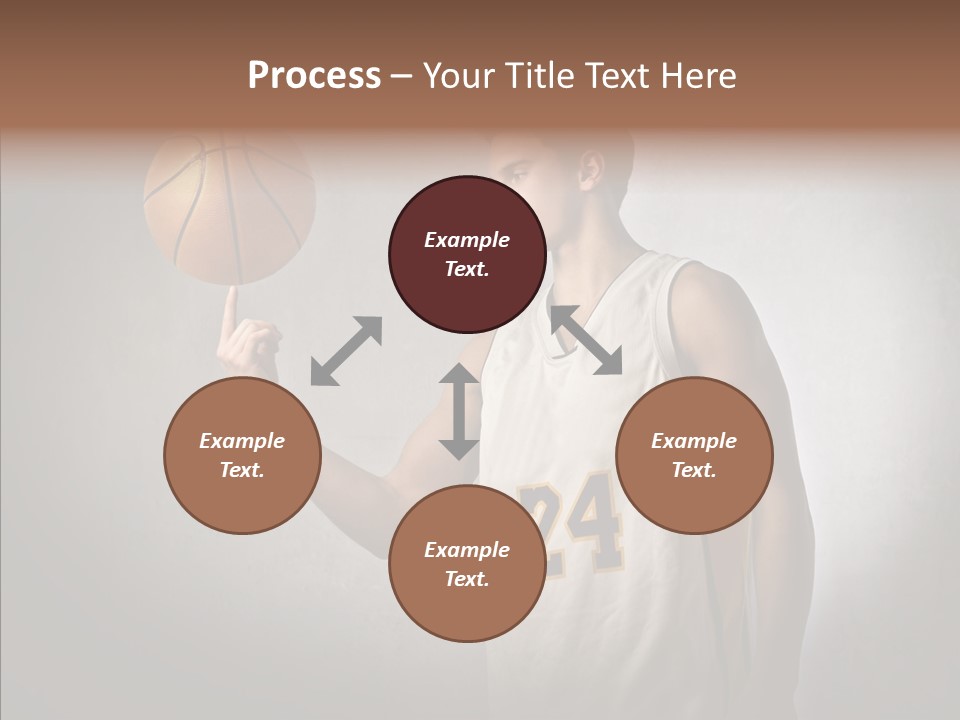 Basket Beauty Portrait PowerPoint Template