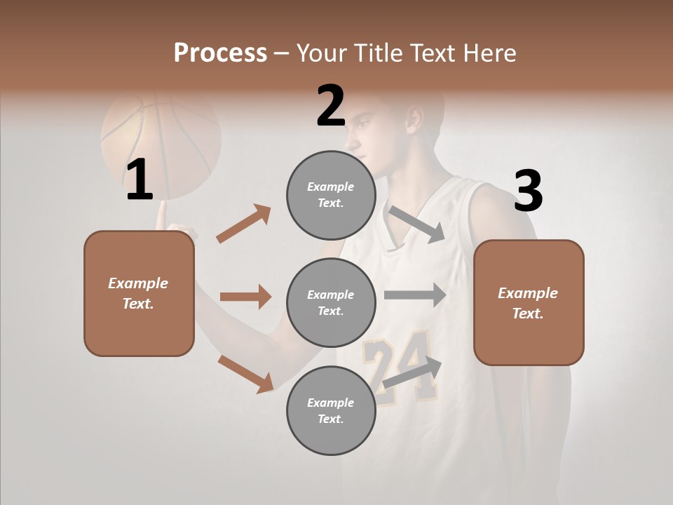 Basket Beauty Portrait PowerPoint Template
