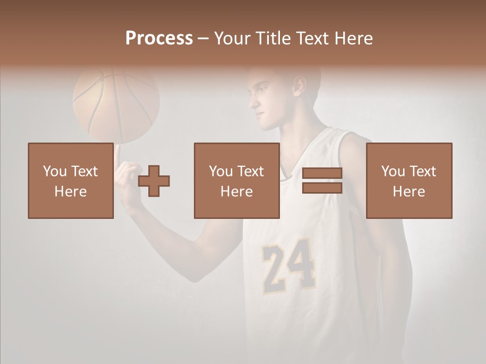 Basket Beauty Portrait PowerPoint Template