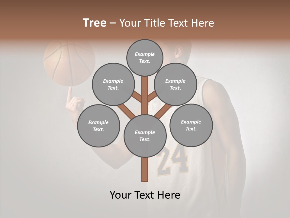 Basket Beauty Portrait PowerPoint Template