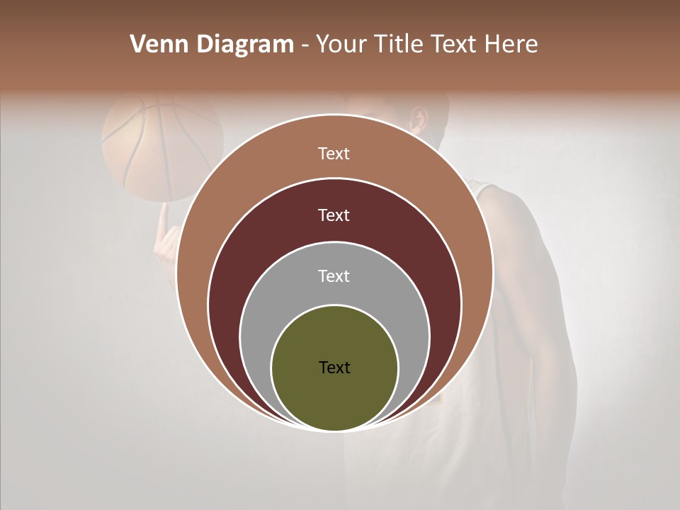 Basket Beauty Portrait PowerPoint Template