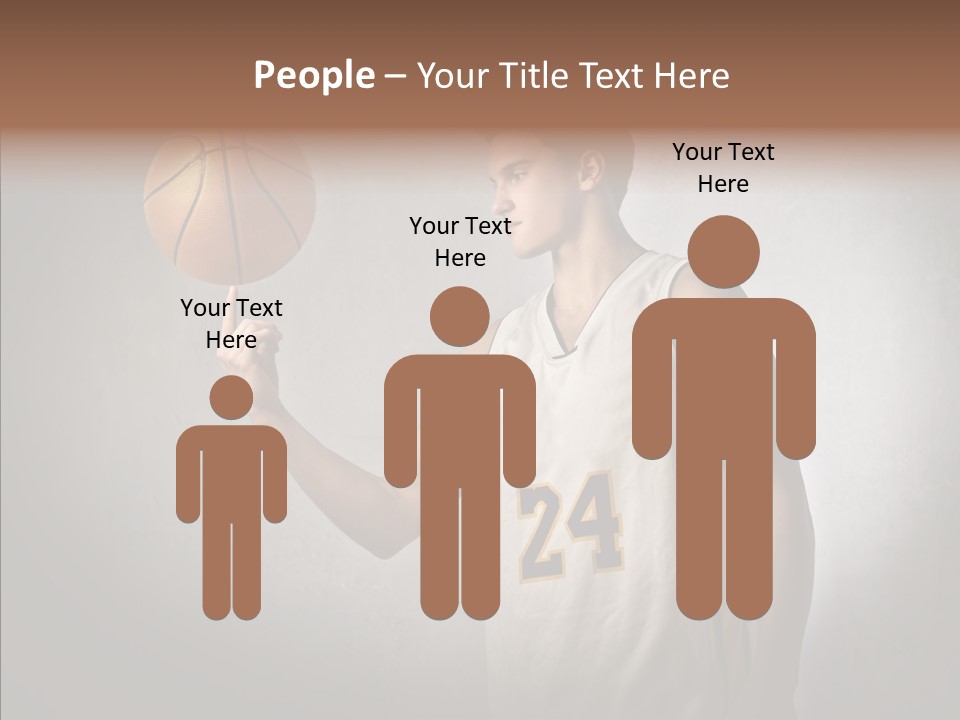 Basket Beauty Portrait PowerPoint Template