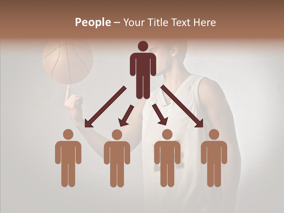 Basket Beauty Portrait PowerPoint Template