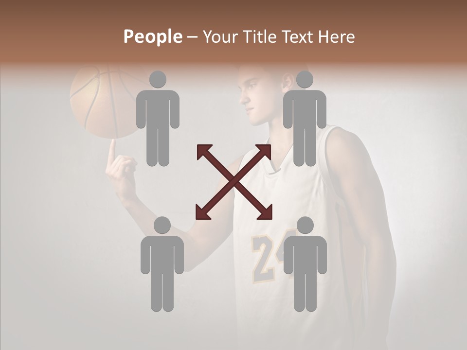 Basket Beauty Portrait PowerPoint Template