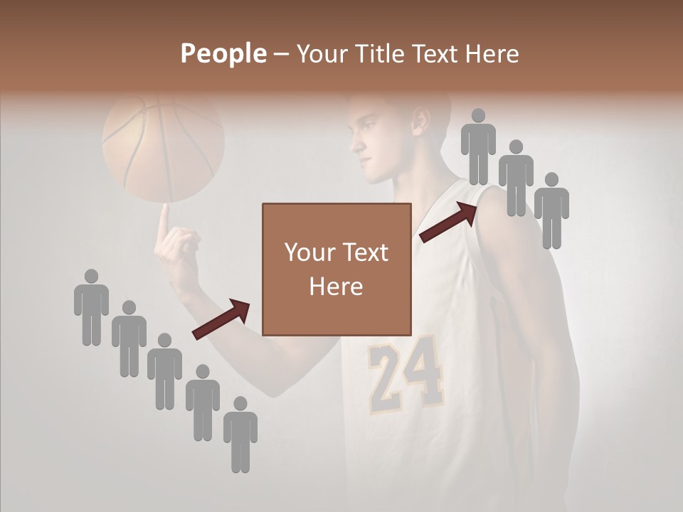 Basket Beauty Portrait PowerPoint Template