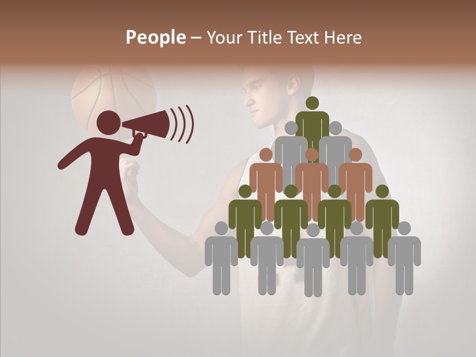 Basket Beauty Portrait PowerPoint Template