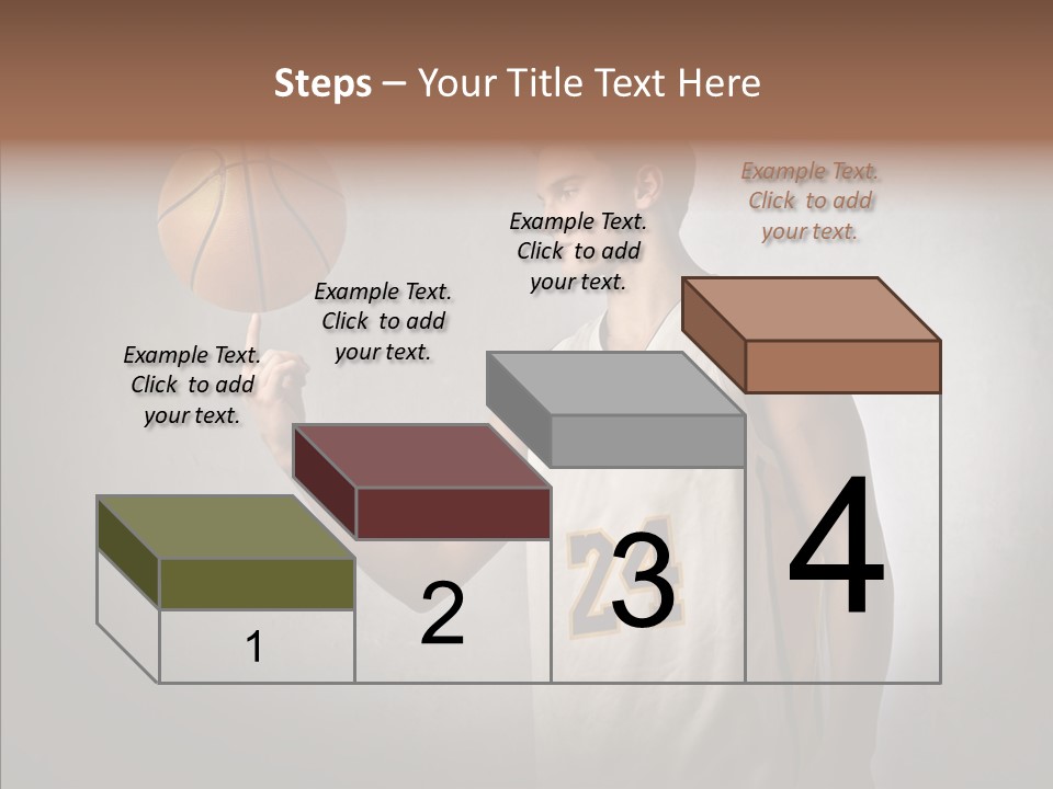 Basket Beauty Portrait PowerPoint Template