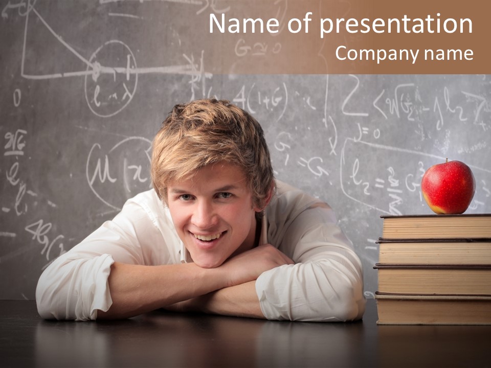 Education Lyceum White PowerPoint Template