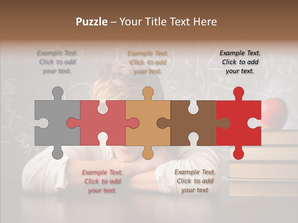 Education Lyceum White PowerPoint Template