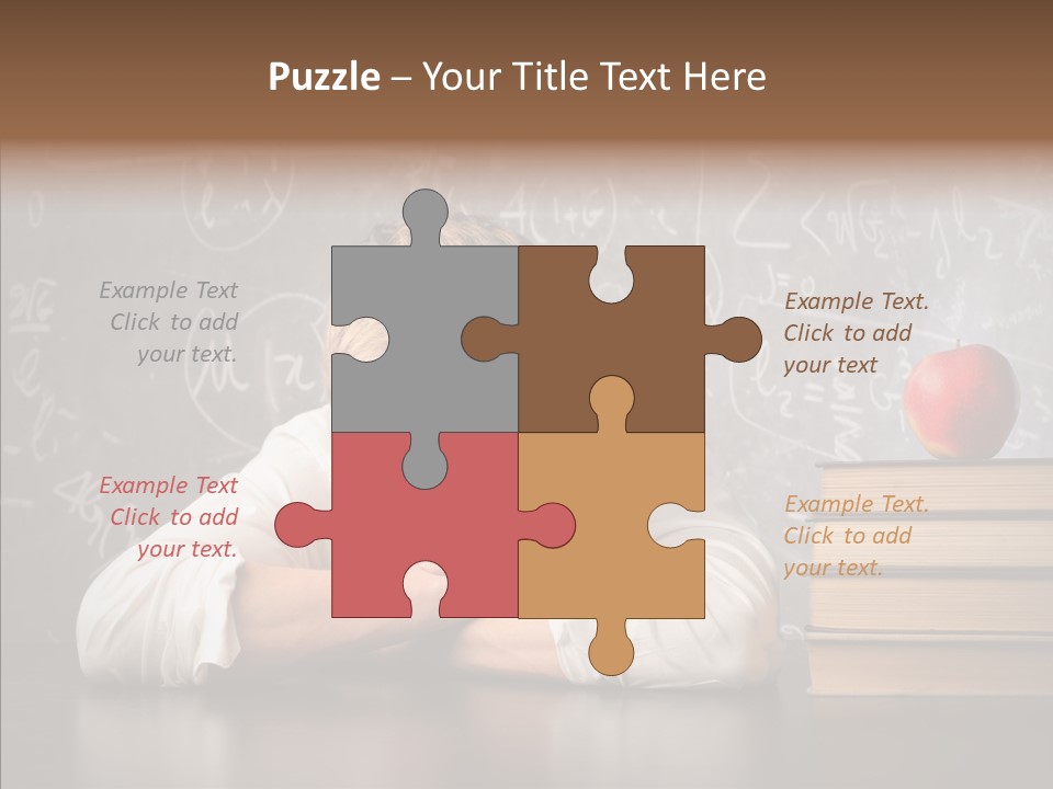 Education Lyceum White PowerPoint Template