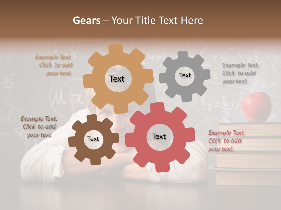 Education Lyceum White PowerPoint Template