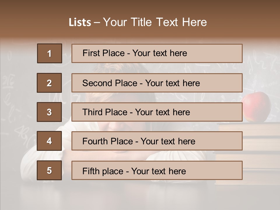 Education Lyceum White PowerPoint Template