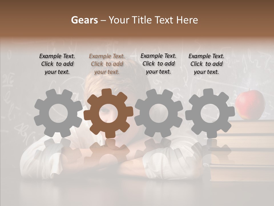 Education Lyceum White PowerPoint Template