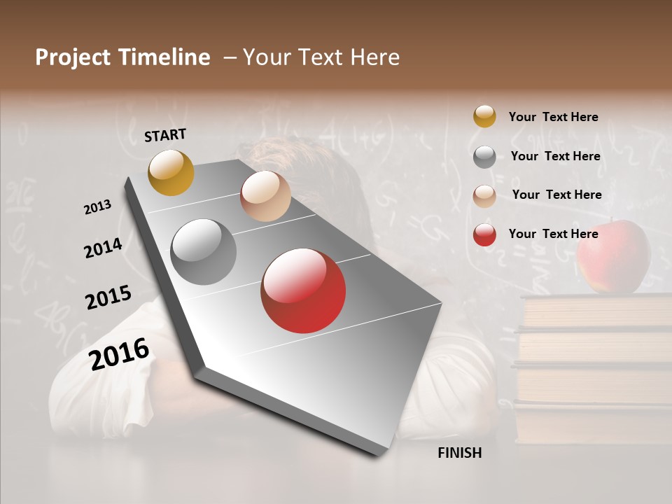 Education Lyceum White PowerPoint Template