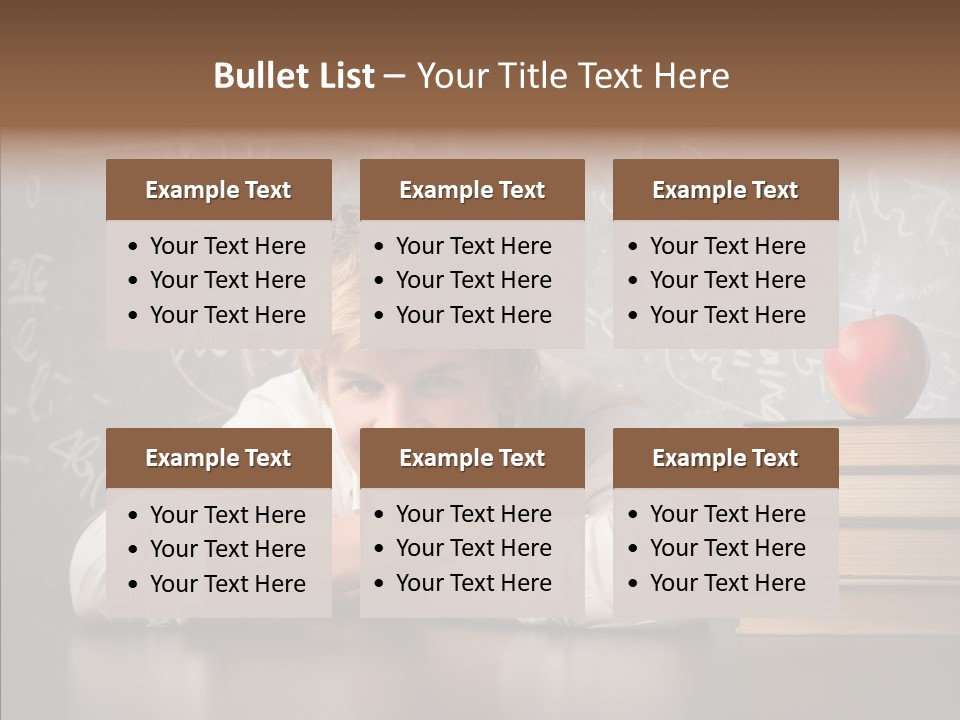 Education Lyceum White PowerPoint Template