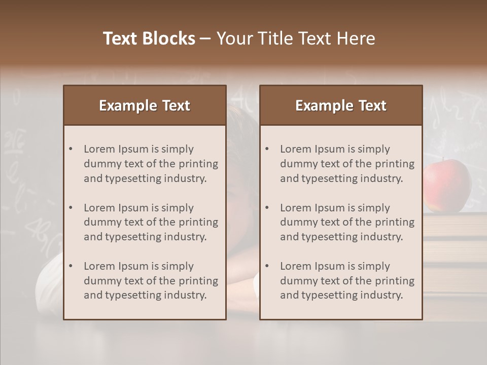 Education Lyceum White PowerPoint Template