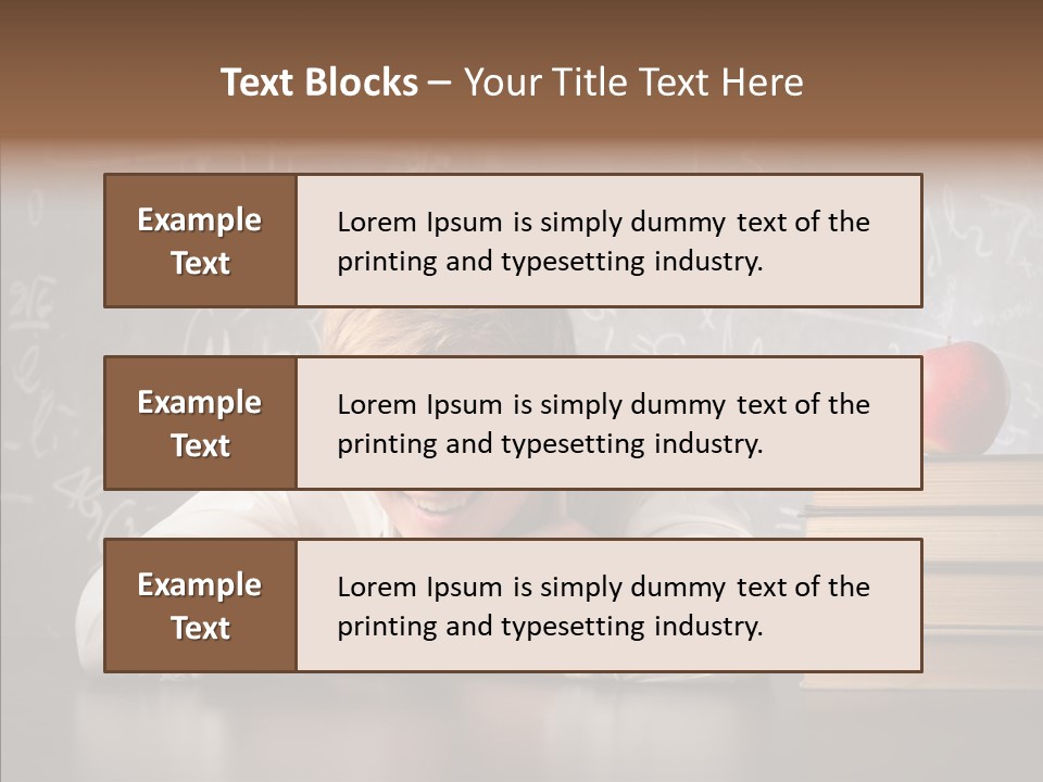 Education Lyceum White PowerPoint Template