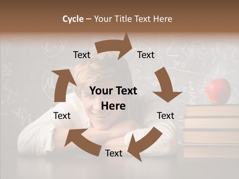 Education Lyceum White PowerPoint Template